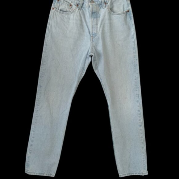 Levi’s 501  Men’s  Light Blue Denim  Jeans   W29  L30 - Picture 5 of 11